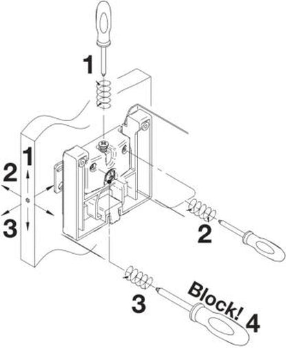 Door bracket installation diagram for the Lamina pull-out unit | Lamina 拉架門板扣碼安裝圖