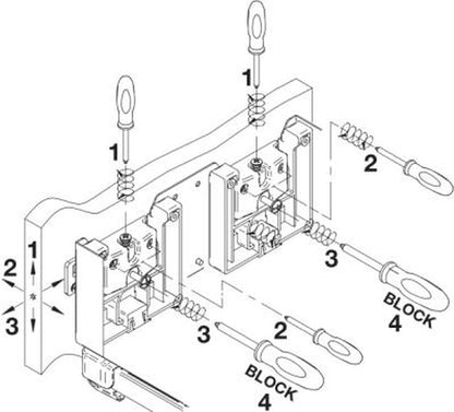 Door bracket installation diagram for the Lamina pull-out unit | Lamina 拉架門板扣碼安裝圖
