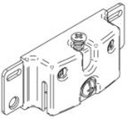 3-way adjustable door bracket detail | 可三向調節門板扣碼詳圖