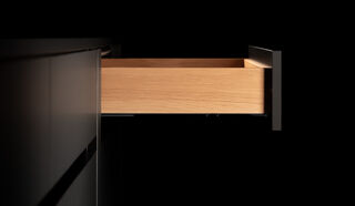 GRASS Dynapro handle-free drawer front, touch to open